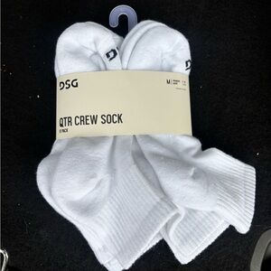 DSG Athletic White Crew Socks - 6 Pack